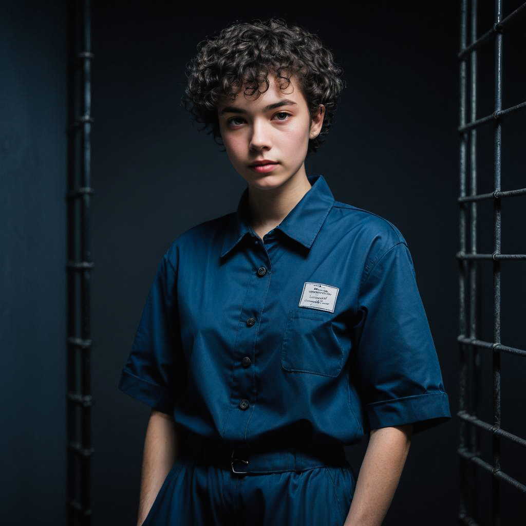 Surreal Portrait of a Young Prisoner