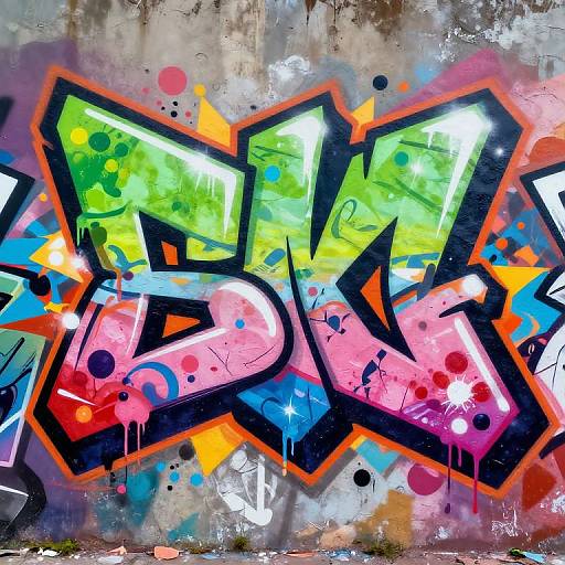 Dynamic Graffiti Font Logo Design