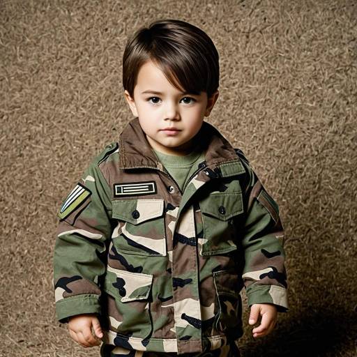 Toddler in Camo Army Costume
