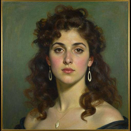 Romantic Realist Woman Portrait