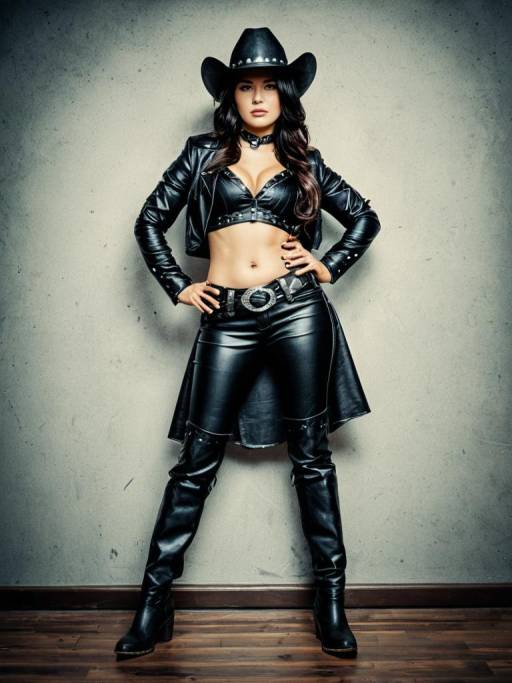 Realistic Cowgirl Costume Cosplay Image