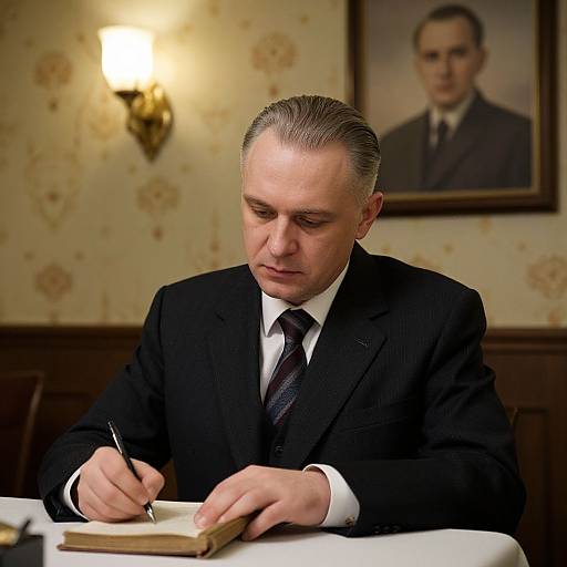 Classic Soviet-Era Official Portrait