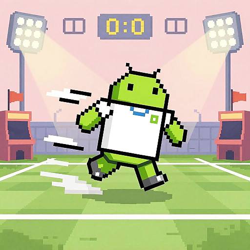 Pixel Art Android Soccer Nutmeg