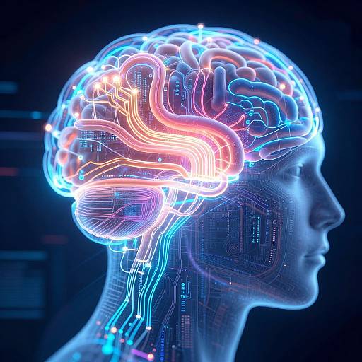 Cybernetic Neural Network Fusion Art