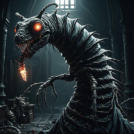 Twisted Caterpillar Alchemist with Pyrokinesis