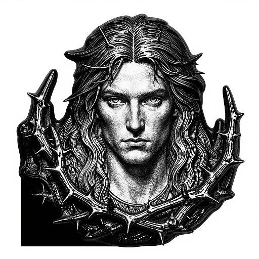 Gothic Line Art Trinket