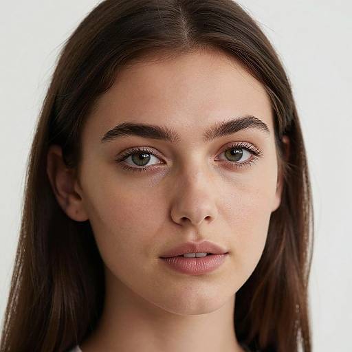 Hyper-Realistic Portrait of Young Woman