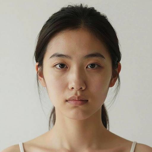 Natural Beauty Asian Girl Portrait