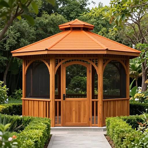 Bayside Cedar Octagon Gazebo