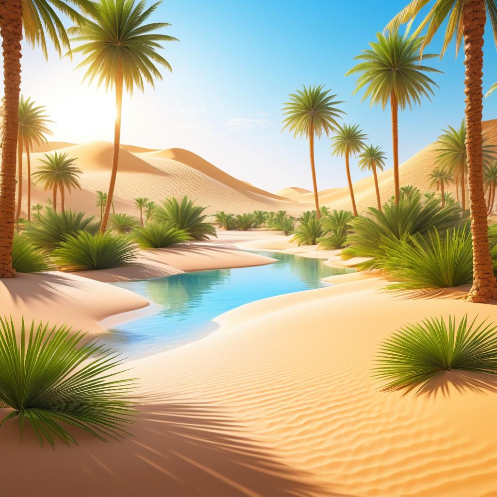 Journey Through a Desert Oasis Encounter