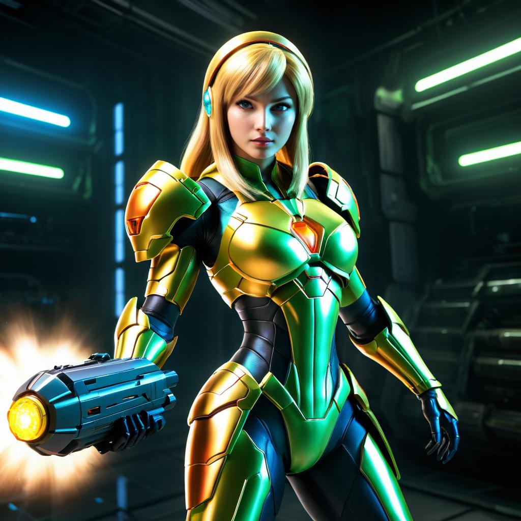 Photorealistic Samus Aran Photography