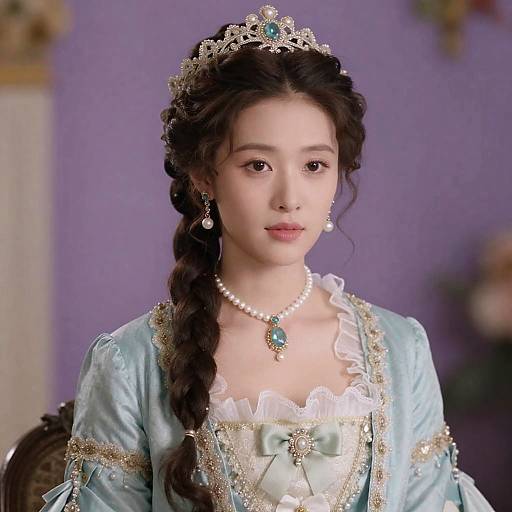 Victorian Rococo Dream: Elegant Vibrance