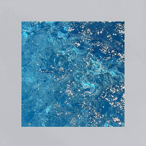 Close-Up of Sparkling Blue Water