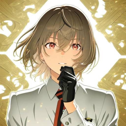 Illustration of Akechi gorou, persona in the style of Kohsaka jun