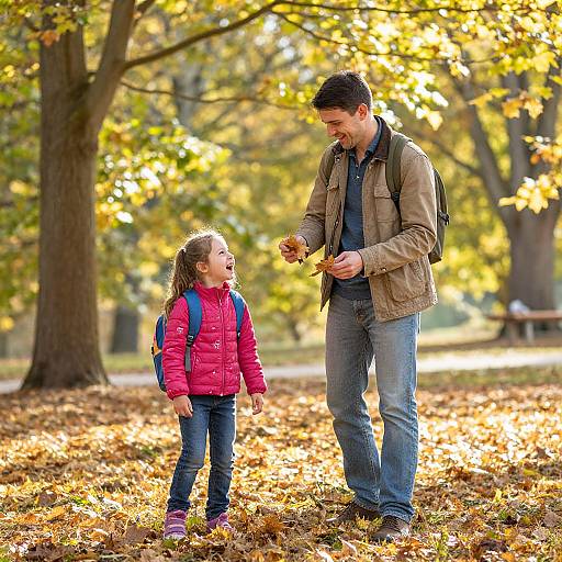 Father Daughter Autumn Adventure