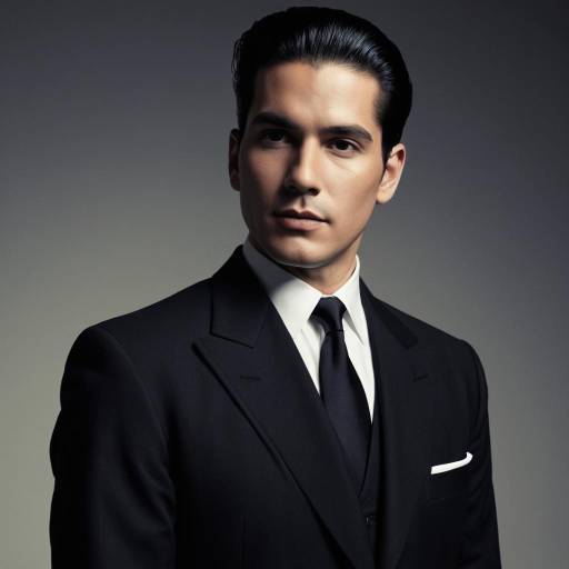 Vintage 1940s Male Fashion Portrait