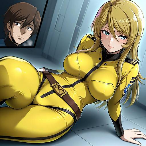 Illustration of Mori yuki, uchuu senkan yamato in the style of Ebiblue