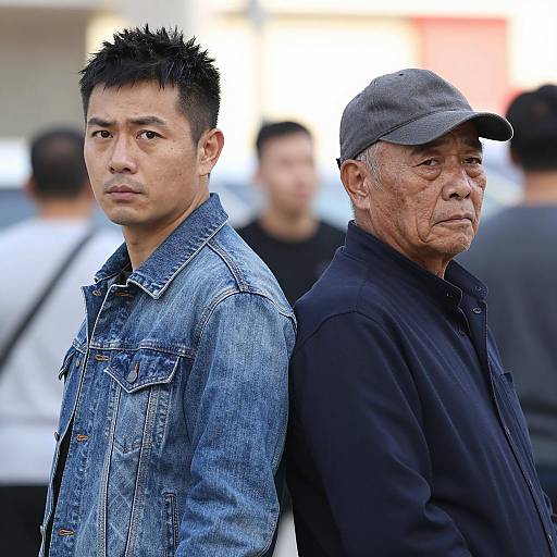 Serious Men in Outdoor Photography