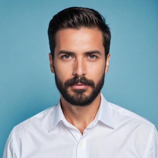 Mature Male Portrait with Facial Hair