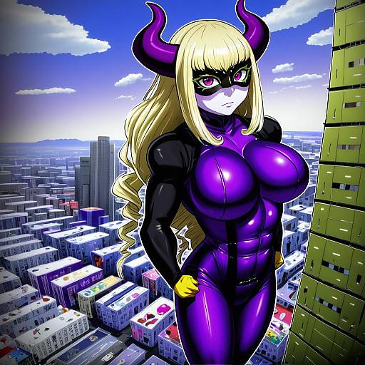 Illustration of Mount lady, boku no hero academia in the style of Sakizaki saki-p