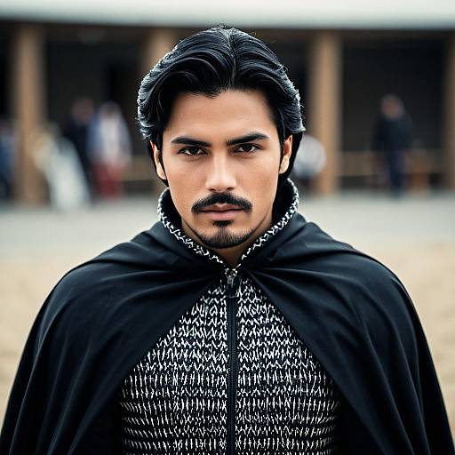 Man in Encanto Style Costume with Cape