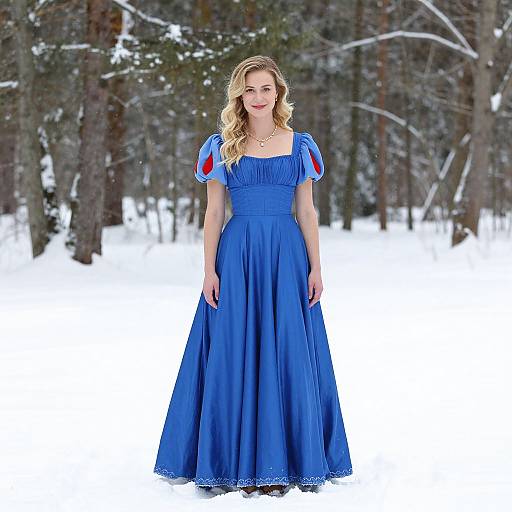Snow White in Blue Dress
