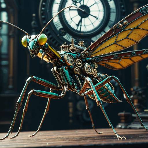 Steampunk Mechanical Mantis Steampunk Mechanical Mantis