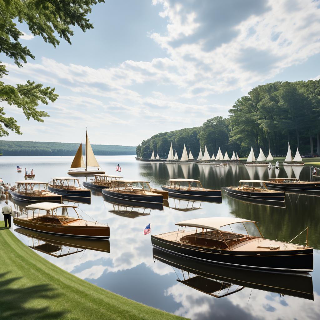 1920s Tuxedo Lake Sailing Regatta