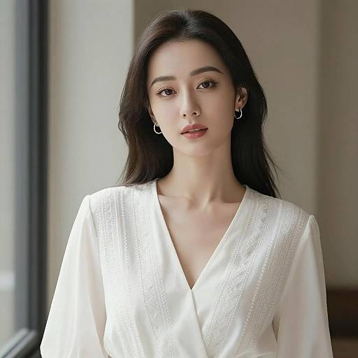 Elegant Woman in Soft Natural Light