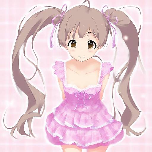 Illustration of Hakozaki serika, idolmaster in the style of Itolife