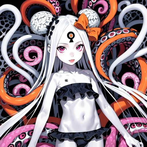 Illustration of Abigail williams (swimsuit foreigner) (first ascension) (fate), fate/grand order in the style of Yuran