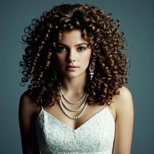 Realistic Solo Girl with Curly Wig