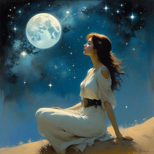 Longing Starry Night by Jeffrey Catherine Jones