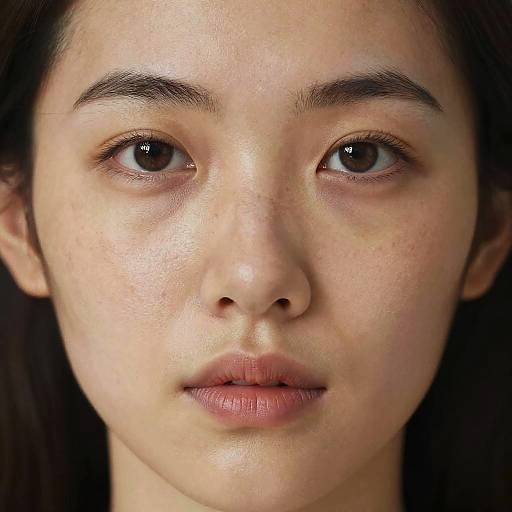 Hyper-Realistic Female Face Texture