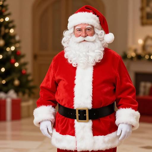 Classic Male Santa Claus Portrait