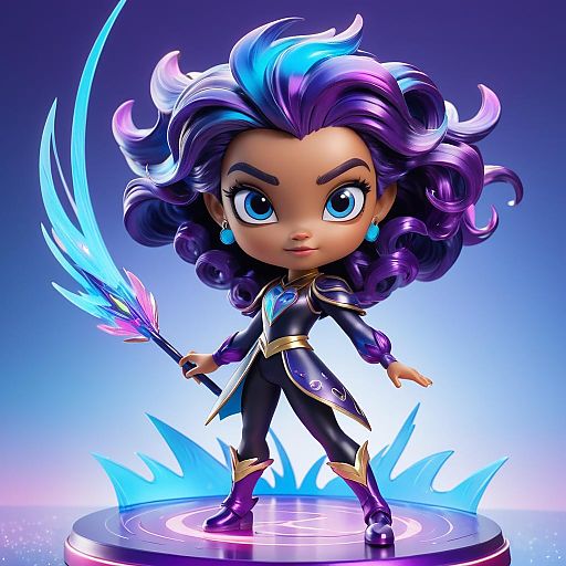 Whimsical Disney-Inspired Valorant Omen Figure Whimsical Disney-Inspired Valorant Omen Figure