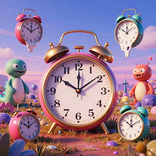 Surreal Trippy Neon Psychedelic Landscapes