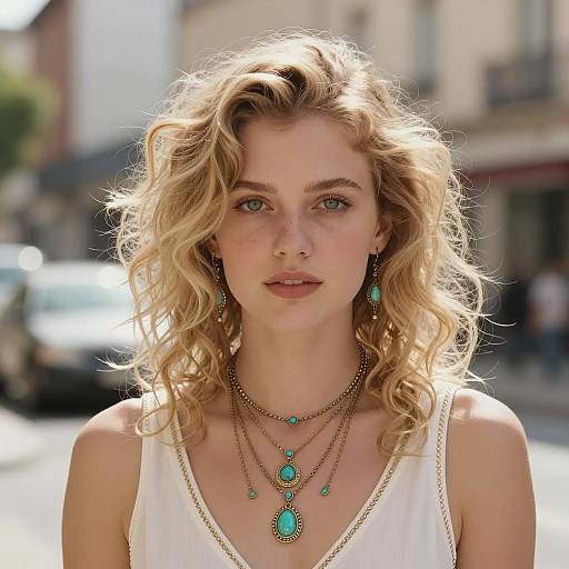 Serene Portrait of a Young Woman