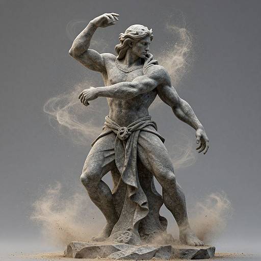 Mythical Self-Sculpting Stone Man