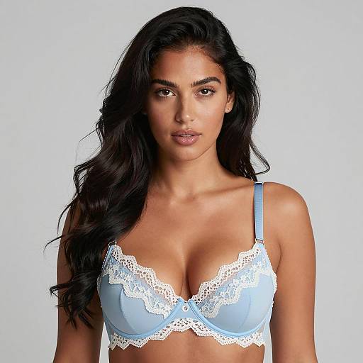 Elegant Portrait of a Woman in Blue