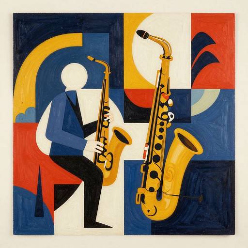 Abstract Geometric Jazz Energy