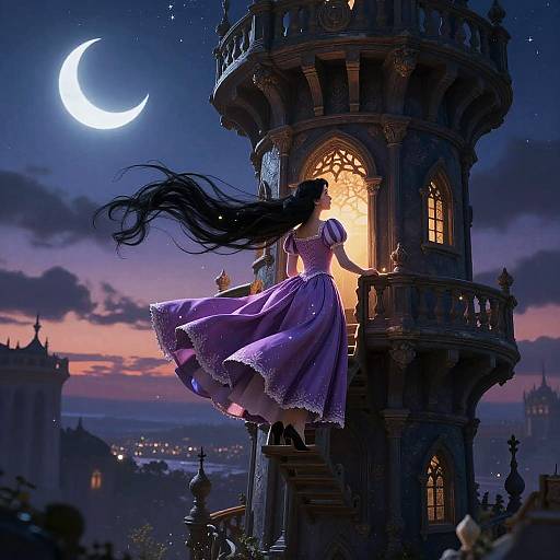 Rapunzel's Dark Tower Escape