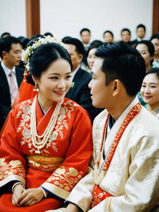 Candid Portrait of Luo Wedding Couple
