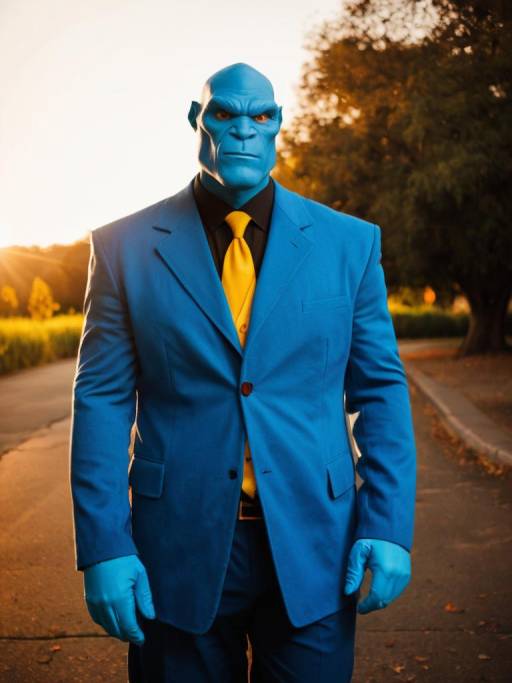Realistic Man Cosplaying as Osmosis Jones