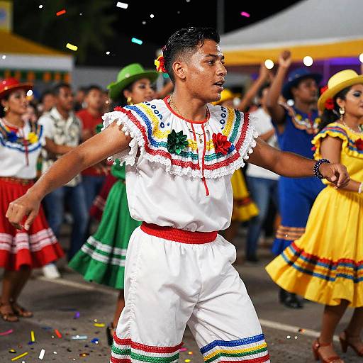 Energetic Salsa Dance Festival