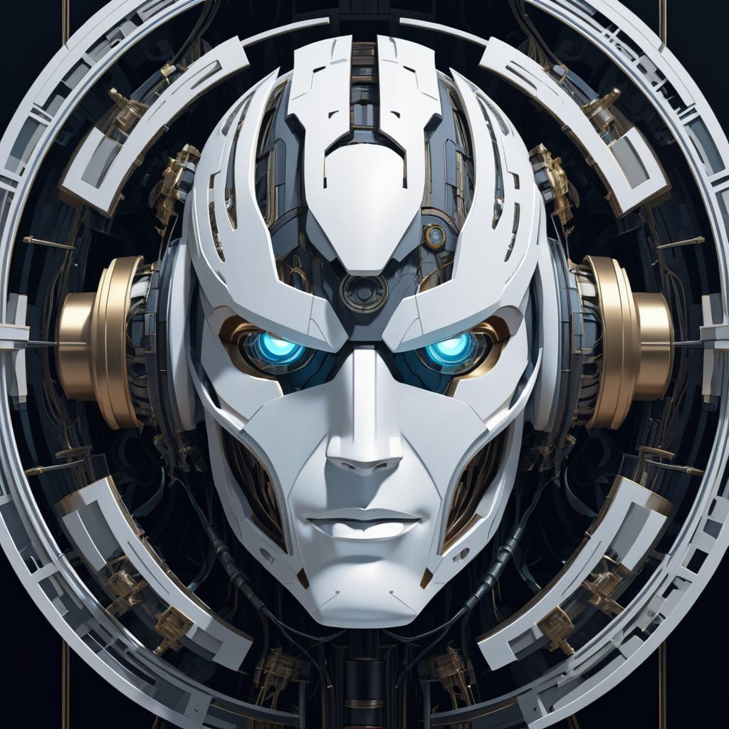 Cyborg Revelation: Hollow Robot Head