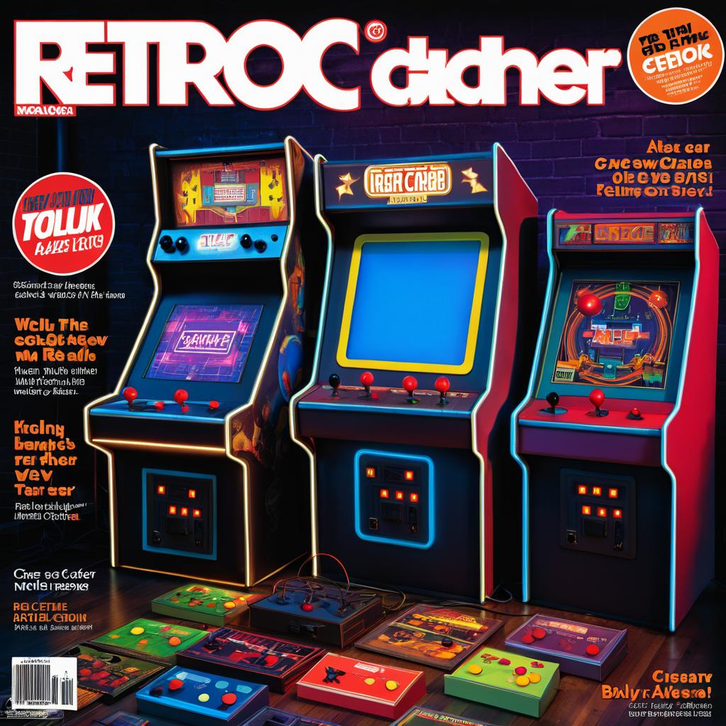 Retro Gamer Magazine Cover Design