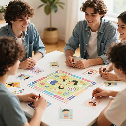 Warm Cinematic Group of Friends