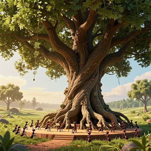 Colossal Tree With Ant Orchestras