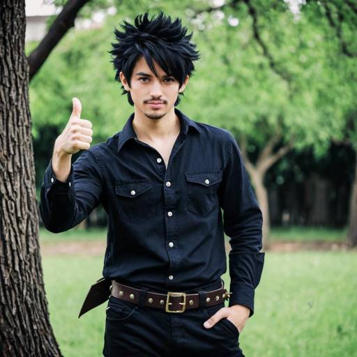 Black Clover Yami Cosplay Outdoors